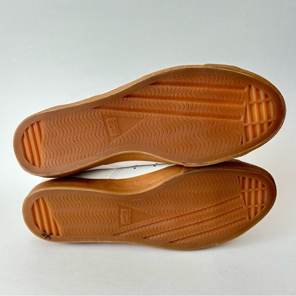 ASICS | Onitsuka Tiger Lawnship Gum Sole Sneaker White Leather Size 9 - Picture 15 of 15